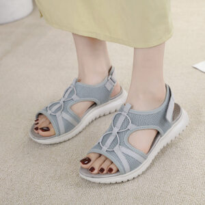 Women Solid Color Hollow Out Casual Lady Sandals