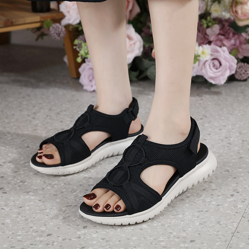 Women Solid Color Hollow Out Casual Lady Sandals - Image 10