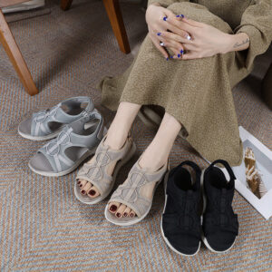 Alternative view of Women Solid Color Hollow Out Casual Lady Sandals