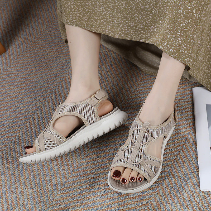 Women Solid Color Hollow Out Casual Lady Sandals - Image 14