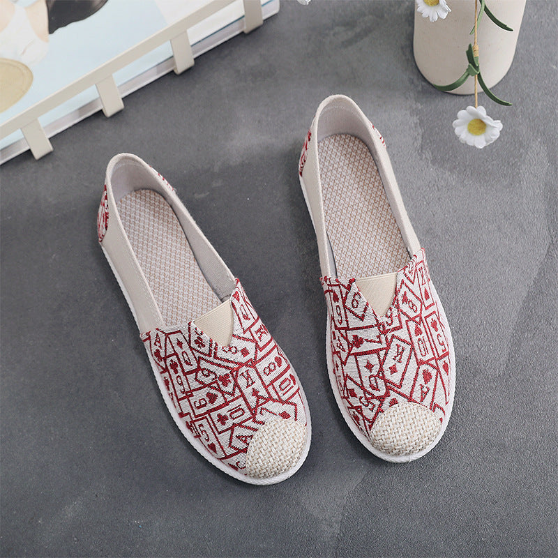 Breathable Non-slip soft Bottom Casual Canvas Shoes - Image 6