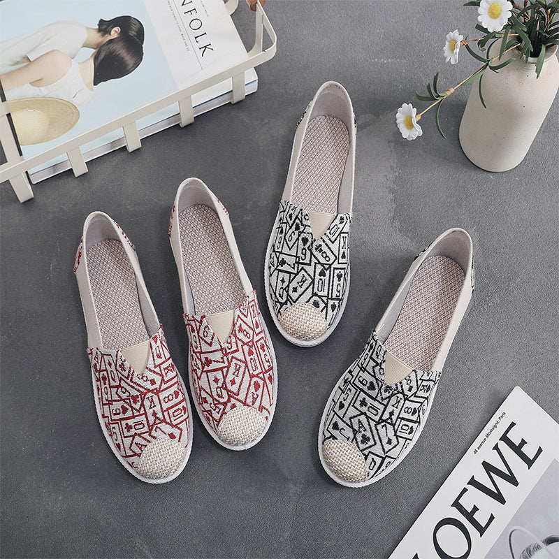 Breathable Non-slip soft Bottom Casual Canvas Shoes - Image 2