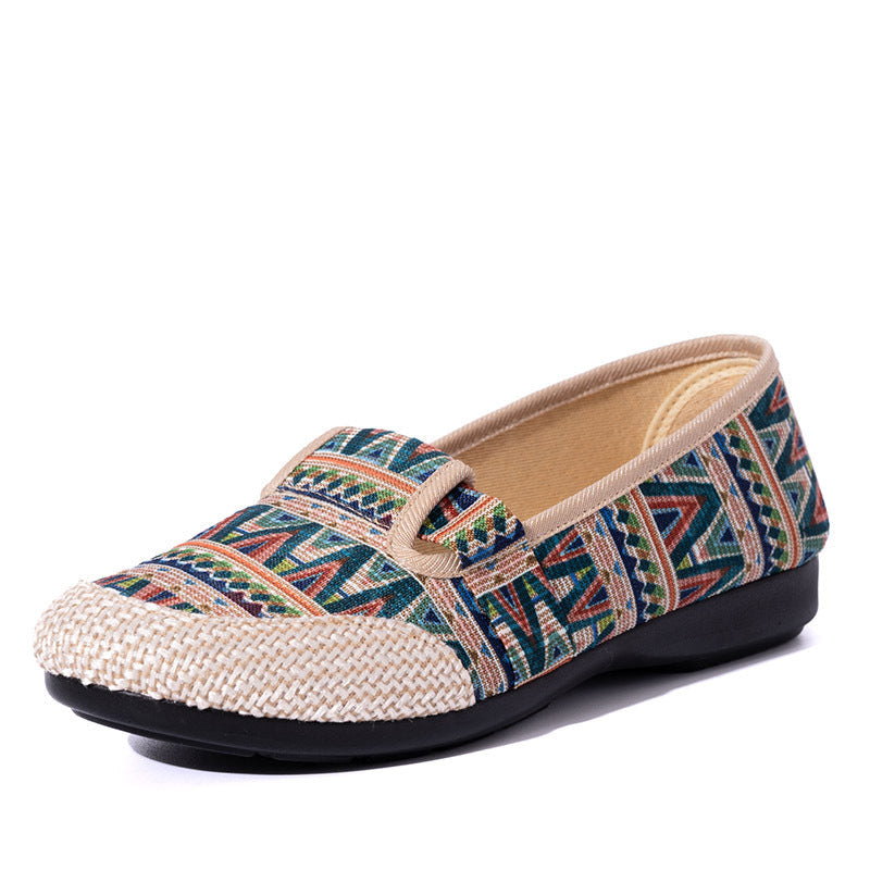 Women's Vintage Slip On Shallow Loafers - Image 5