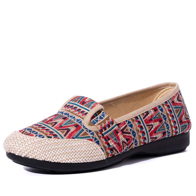 Women's Vintage Slip On Shallow Loafers - Image 6