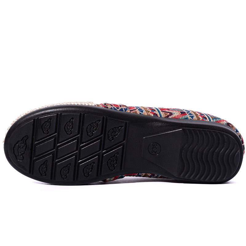 Women's Vintage Slip On Shallow Loafers - Image 4