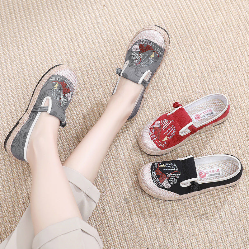 Fisherman Shoes Women's 2023 Spring and Summer New Women's Slip-on Shoes